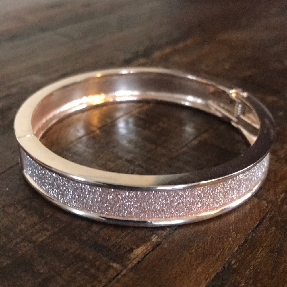 Rose Gold scuff Bracelet